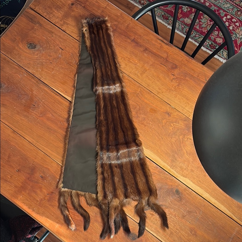 Vintage mink fur stole